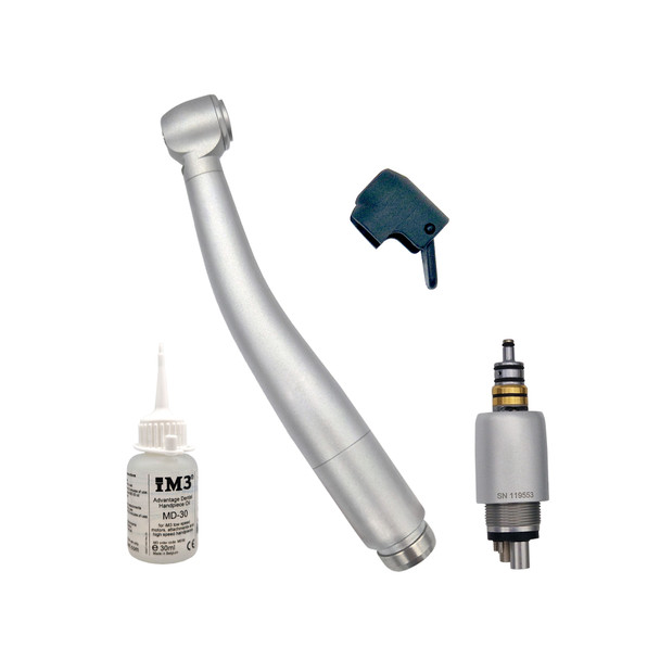 High Speed håndstykke   LARGE, m. LED, incl. swivel kobling, MD30 olie og iPush (L7210 L7400)2